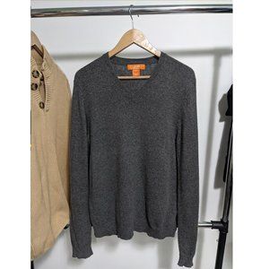 Joe Fresh - grey v neck wool pullover - Medium